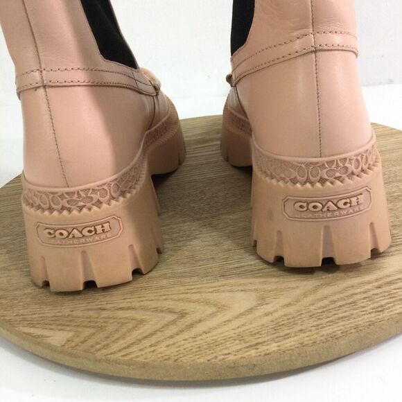 Coach Womens Joey Bootie Faded Peach Boots Shoes Size 6.5B - Picture 8 of 16